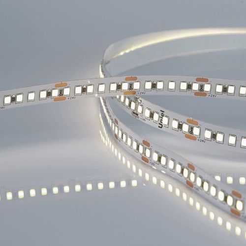 Светодиодная лента Uniel ULS-2835 ULS-2835-180LED/m-10mm-IP20-DC24V-17W/m-5M-4000K катушка в герметичной упаковке - фото 2