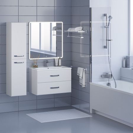 Тумба с раковиной Uperwood Foster 291020531 80х50 цвет белый