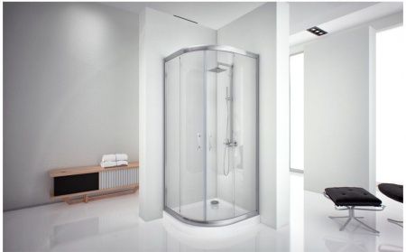 Душевой уголок Aquanet Alfa NAA2142 100х100 стекло прозрачное профиль хром без поддона