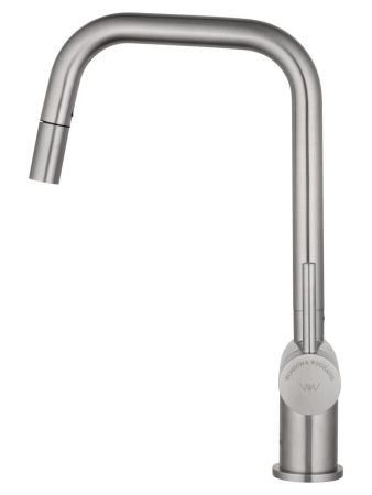 Смеситель для кухни Wonzon & Woghand WW-6018-BS на мойку никель