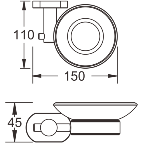 Мыльница BELZ B90102 - фото 3