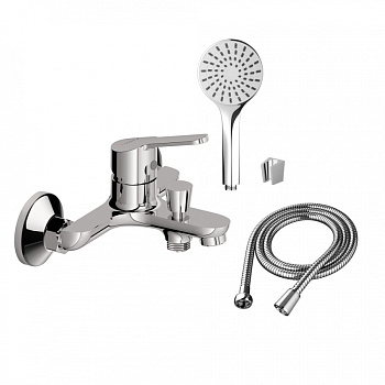 Смеситель для ванны и душа Dorff Norma D1010008 настенный хром