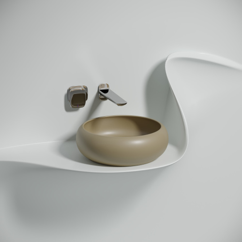 Раковина Ceramica Nova ELEMENT 36 см CN6050MC накладная цвет капучино матовый - фото 5