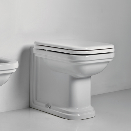 Чаша унитаза приставная Kerasan Waldorf 411801 цвет белый без сиденья душевой смыв