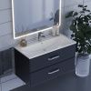 Тумба с раковиной Uperwood Foster 291020537 90х50 цвет черный