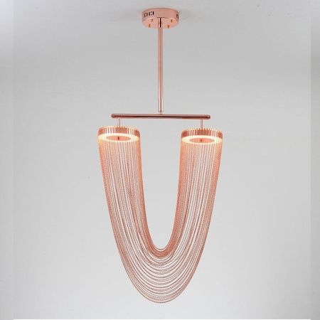 Люстра на штанге Delight Collection Otero (Отеро) 8608P copper