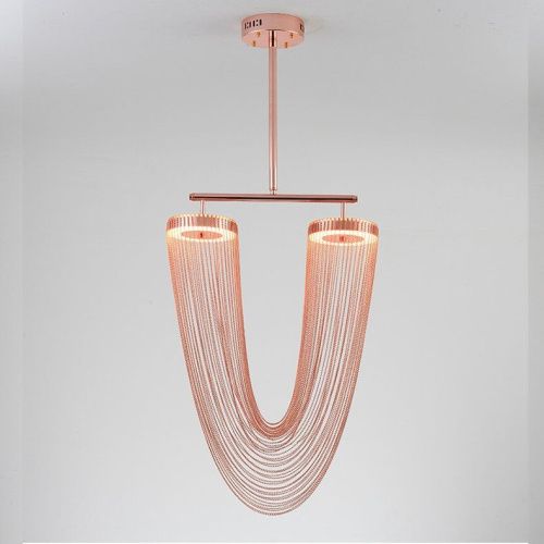 Люстра на штанге Delight Collection Otero (Отеро) 8608P copper - фото 4
