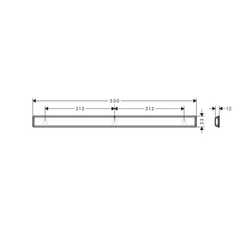 Душевая штанга Hansgrohe WallStoris 27902700 белый - фото 2