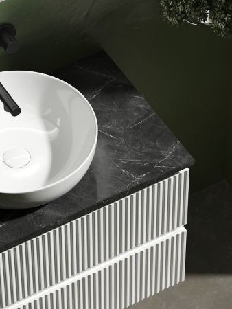 Тумба под раковину Sancos SNOB R SNR80W 80х40 подвесная цвет белый