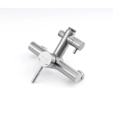 Душевая стойка Knotlor SS-06/1 настенная цвет нержавеющая сталь