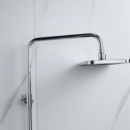 Душевая стойка Raffine F3696 настенная цвет хром