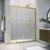 Душевая дверь Vegas-Glass Z2P TUR+NOVO Z2P NOVO h2000 220 03 Moru 220х200 стекло рифленое профиль золото