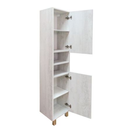 Шкаф-пенал Comforty Верона 00004142368CF 40х190 напольный цвет серый