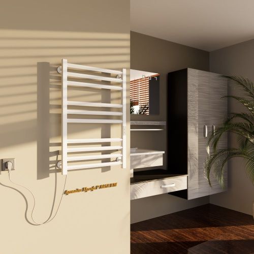 Полотенцесушитель Altasan АрмадаПроф АрмадаПрофР8050БМ подвесной 53х81 электрический белый матовый - фото 3
