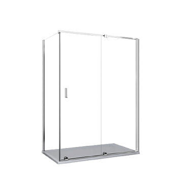 Душевой уголок Cerutti SPA PREMIATA 120-8 120х90 стекло прозрачное профиль хром глянцевый без поддона