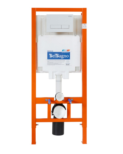Инсталляция с кнопкой BelBagno  BB002-80/BB009-MR-BIANCO - фото 2