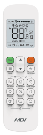 Пульт дистанционного управления MDV RM12F