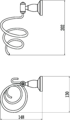 Держатель для фена Savol S-006633C - фото 2