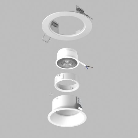 Светильник встраиваемый Lightstar Domino (Домино) D61606WMOD