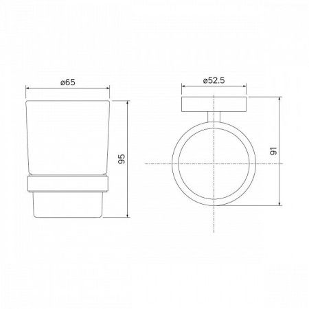 Стакан IDDIS Sena SENSSG1i45