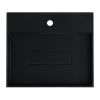 Раковина из искусственного камня Uperwood Tanos Quartz 291030050 50х40 накладная цвет черный