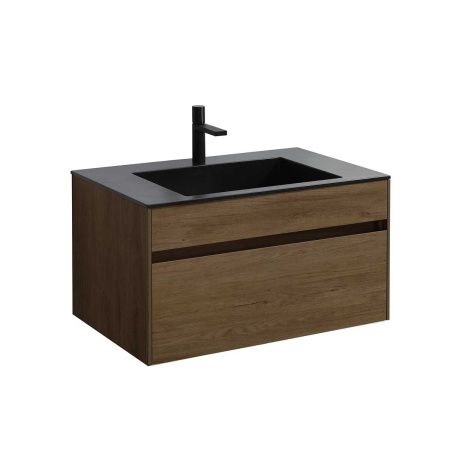 Тумба под раковину Vincea Chiara VMC-2C800TO 80х50 подвесная цвет коричневый