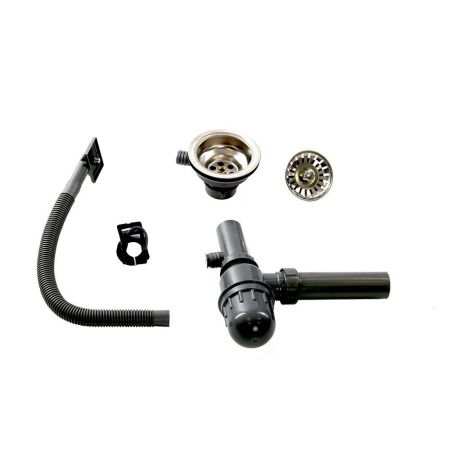Кухонная мойка Melana ProfLine D6045H+4 сатин 60х45 цвет серый поверхность полированная