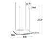 Люстра подвесная Italline IT013-6031 white 3000K