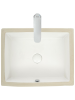 Раковина из сантехнического фаянса WeltWasser WW SK 10000004600 40 см встраиваемая цвет белый 1 отверстие под смеситель