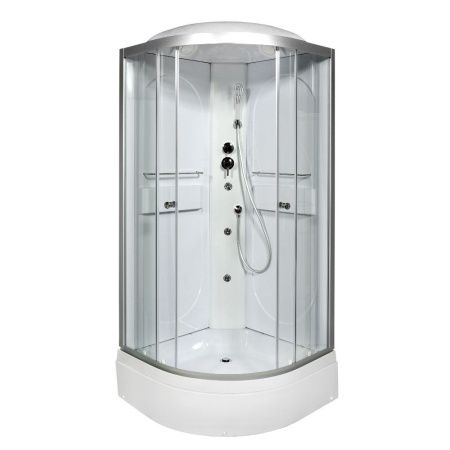 Душевая кабина AvaCan L510GM 100х100 четверть круга с крышей ориентация универсальная