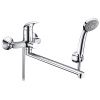 Смеситель для ванны Wasserkraft Isen 2600 2602L настенный хром