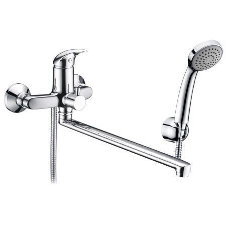 Смеситель для ванны Wasserkraft Isen 2600 2602L настенный хром