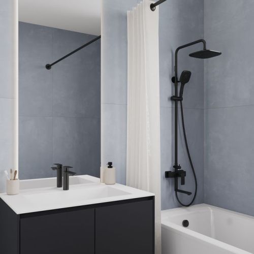 Смеситель Milardo Maze MAZBL00M01 на раковину черный - фото 3