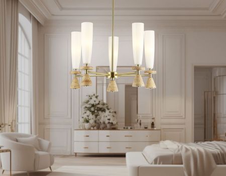 Люстра на штанге Ambrella Light Ceramo Modern (Церамо Модерн) LH75371