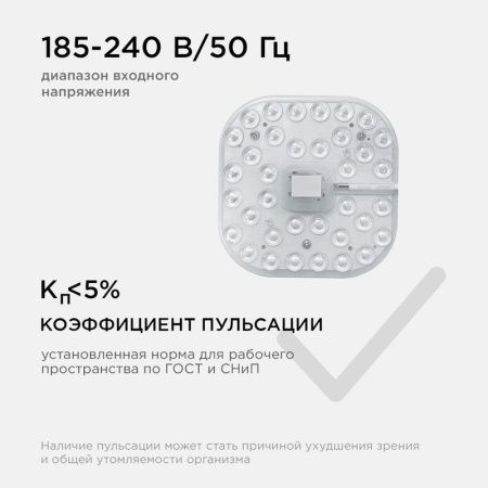 Светодиодный модуль со встроенным драйвером Apeyron 21582