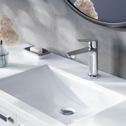 Смеситель Voda Shore SHR26M на раковину хром - фото 4