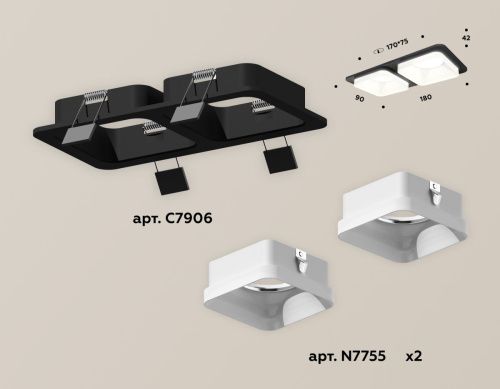 Светильник встраиваемый Ambrella Light Techno (Тецхно) XC7906013 - фото 2