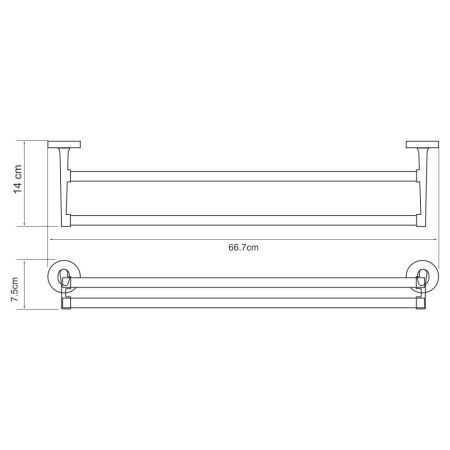 Полотенцедержатель WasserKRAFT 6240