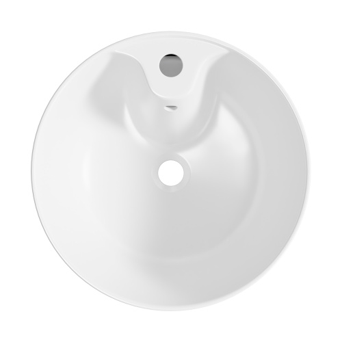 Раковина из сантехнического фарфора Wellsee Callipy Art 32890100S 42х42 напольная цвет белый глянцевый 1 отверстие под смеситель - фото 3 Раковина из сантехнического фарфора Wellsee Callipy Art 32890100S 42х42 напольная цвет белый глянцевый 1 отверстие под смеситель - фото 3