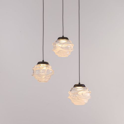 Светильник подвесной Delight Collection MD25030003-3A matt black/clear - фото 2