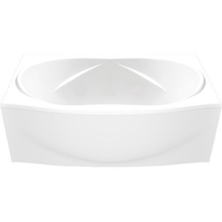 Ванна акриловая Bas Фиеста В 00037 195х100 пристенная прямоугольная с каркасом