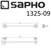 Полотенцедержатель Sapho ASTOR 1325-09