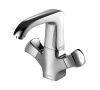 Смеситель для раковины Bravat Whirlpool F178112C на столешницу хром