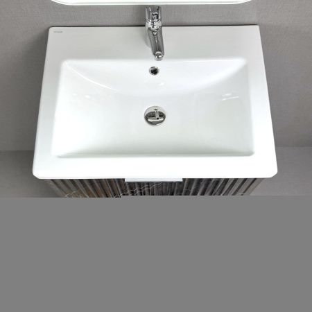 Тумба с раковиной Alavann Anna ALV1164000 60х50 подвесная цвет черный