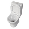 Унитаз напольный с бачком Taliente Arte AR35045 белый с сиденьем безободковый душевой смыв