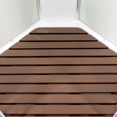 Душевая кабина AvaCan EM1580 80х80 четверть круга с крышей ориентация универсальная