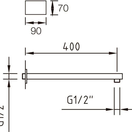 Кронштейн для душа Clever BIMINI 98000