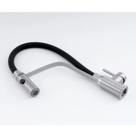 Смеситель для кухни Knotlor STREAMLINE SS-07 на мойку нержавеющая сталь