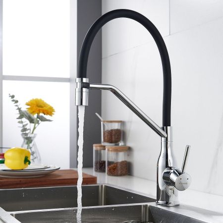 Смеситель для кухни Shevanik S343-3 на мойку хром