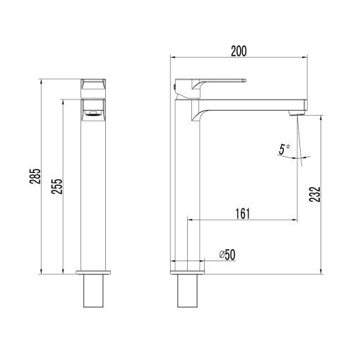 Смеситель LeMark Plus Grace LM1509C на столешницу хром - фото 2